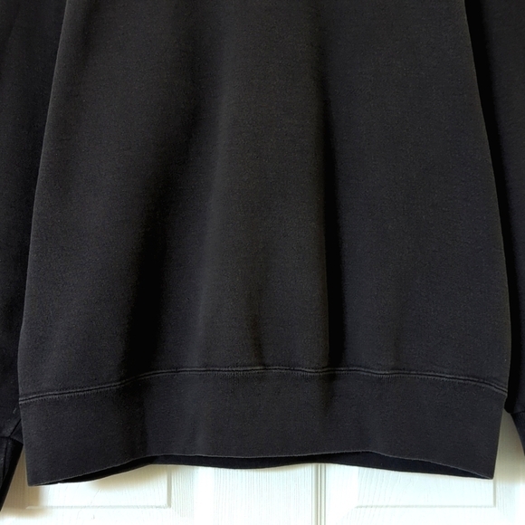 Champion 80's Vintage Logo Embroidered Pullover Crewneck Sweatshirt Black XL - Picture 7 of 12